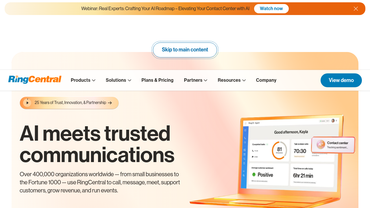 RingCentral Contact Center